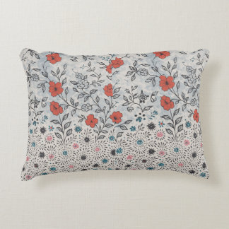 Artistic floral decorative cushion