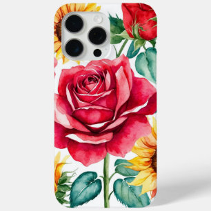 Artistic Floral Focus iPhone 15 Pro Max Case