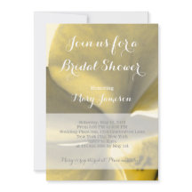 Artistic Flower in Yellow Tones - Bridal Shower