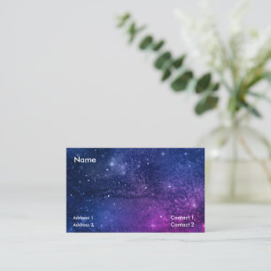 artistic galaxy business card