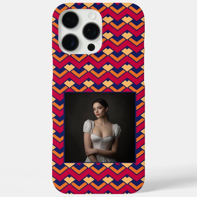 Artistic Gifts For Husband Chevron Pattern  Case-Mate iPhone Case (Back)