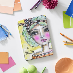 Artistic Girly Princess Illustration Be Unique Fun iPad Pro Cover