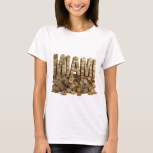 Artistic Gold MIAMI Print T-Shirt