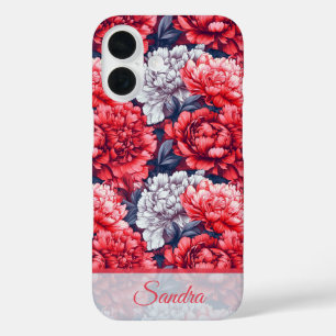 Artistic Graduation Gift Tulip Flower Name iPhone 16 Case