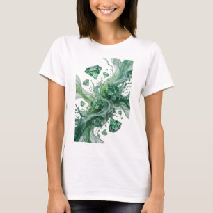 Artistic Green GREEN DIAMONDS Custom Tee