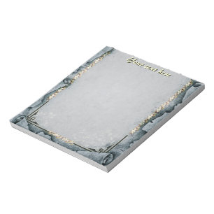 Artistic Grey Notepad