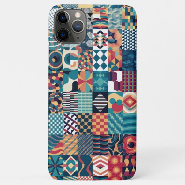  Artistic Grid Collage iPhone / iPad case (Back)