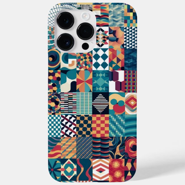 Artistic Grid Collage iPhone / iPad case (Back)