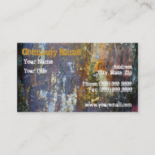 Artistic Grungy Wall Business Card
