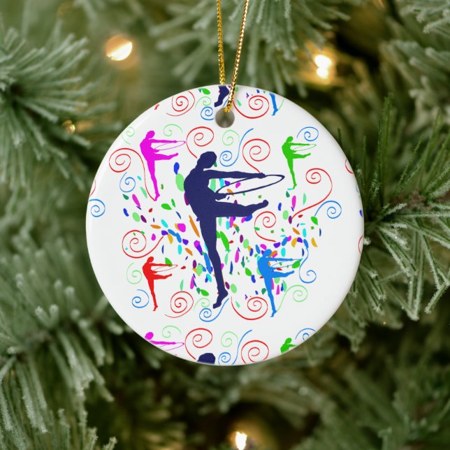 Artistic Gymnastics   Ceramic Ornament (Tree)