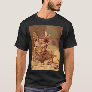 Artistic Hairless Cat T-Shirt