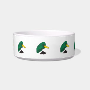 Artistic Hand-drawn Mallard Duck Bowl