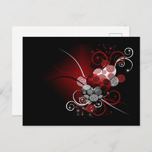 Artistic Hearts Postcard