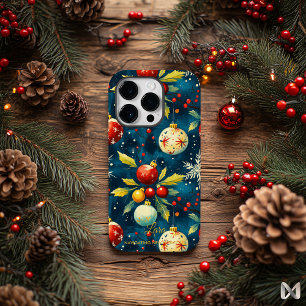 Artistic Holiday – Festive Ornament Design Case-Mate iPhone 14 Pro Case