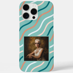 Artistic Housewarming Gift Ideas Stripe Pattern iPhone 16 Pro Max Case