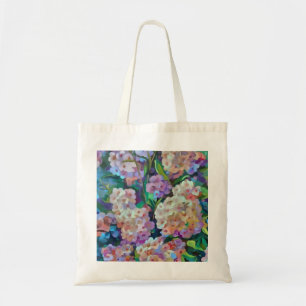 Artistic Hydrangeas Hortensia Floral Abstract Art Tote Bag