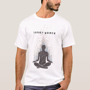 Artistic Inner Peace Meditating Silhouette T-Shirt