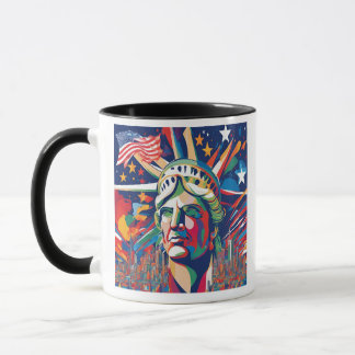 Artistic interpretation of the United States Mug