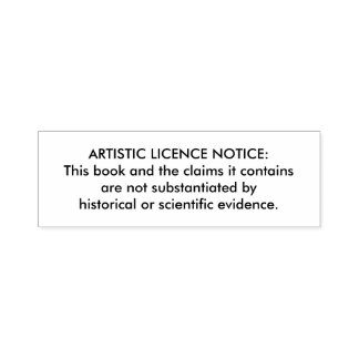 "Artistic Licence" stamp for Bibles