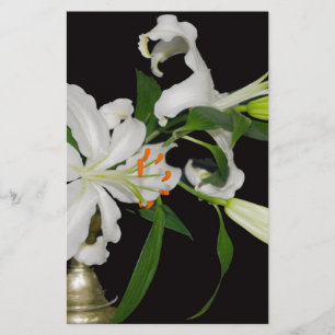 Artistic Lily Collection-1 Stationery