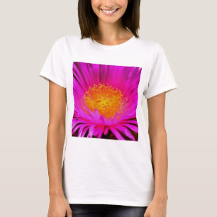 Artistic Magenta Pink Aster Flower Floral Art T-Shirt