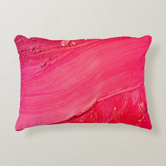 Artistic Make-Up: Colourful Creative Composition. Decorative Cushion (Front)