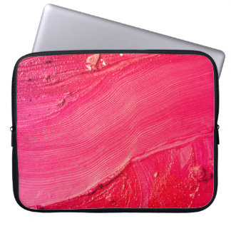 Artistic Make-Up: Colourful Creative Composition. Laptop Sleeve