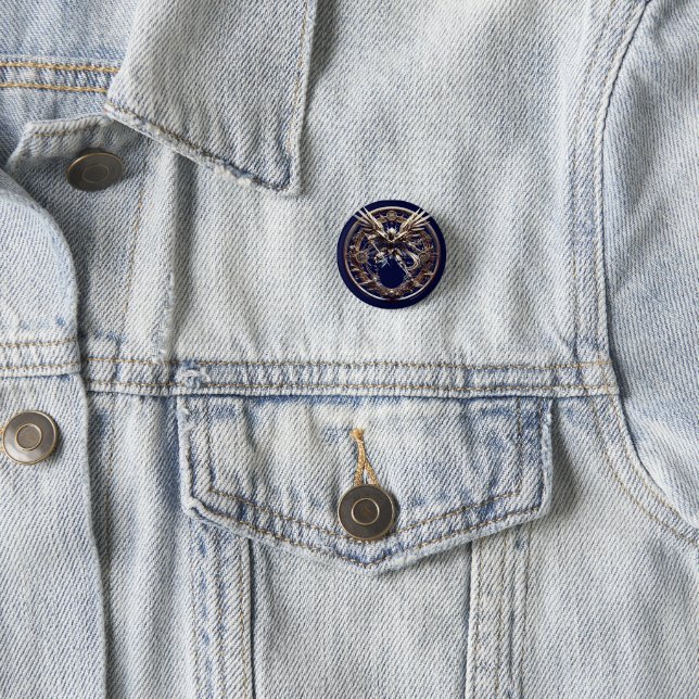 Artistic Mechanical Clothing Button (In Situ)