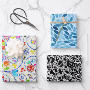 Artistic Mix & Match Wrapping Paper Set 