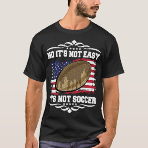 Artistic Motivational USA Flag Rugby Quote T-Shirt