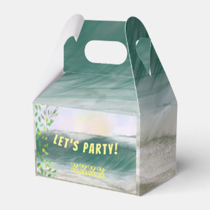 Artistic Ocean Beach Party Favour Box Celebration