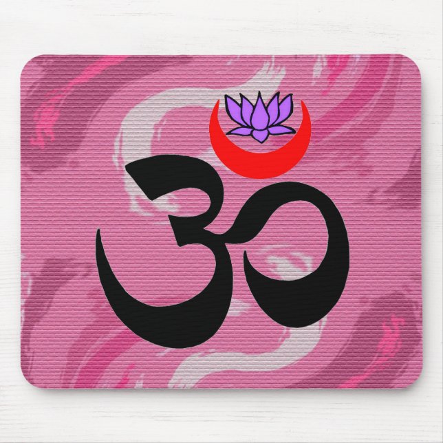 Artistic Om - Yoga Mousepad (Front)