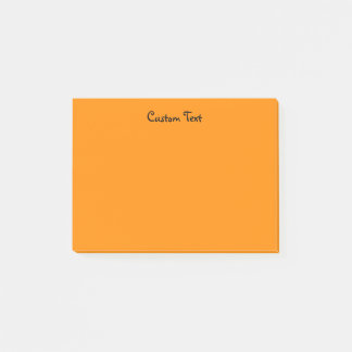 Artistic Orange Post-it Notes