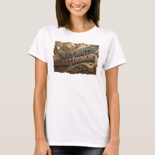 Artistic Orange WHY WAIT START DRINKING Tee