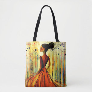 Artistic Original Unique Trendy Cool Fantasy Woman Tote Bag