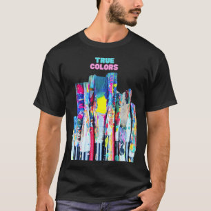 Artistic Paint Colour Brushes T-Shirt