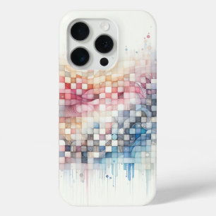 Artistic Pastel Watercolor Mosaic Phone Case 