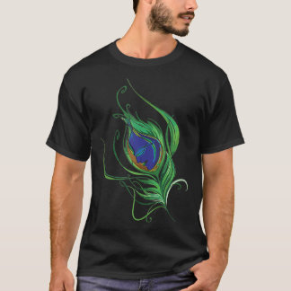 Artistic Peacock Feather Lord Krishna Tank Top