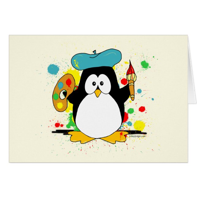 Artistic Penguin (Front Horizontal)