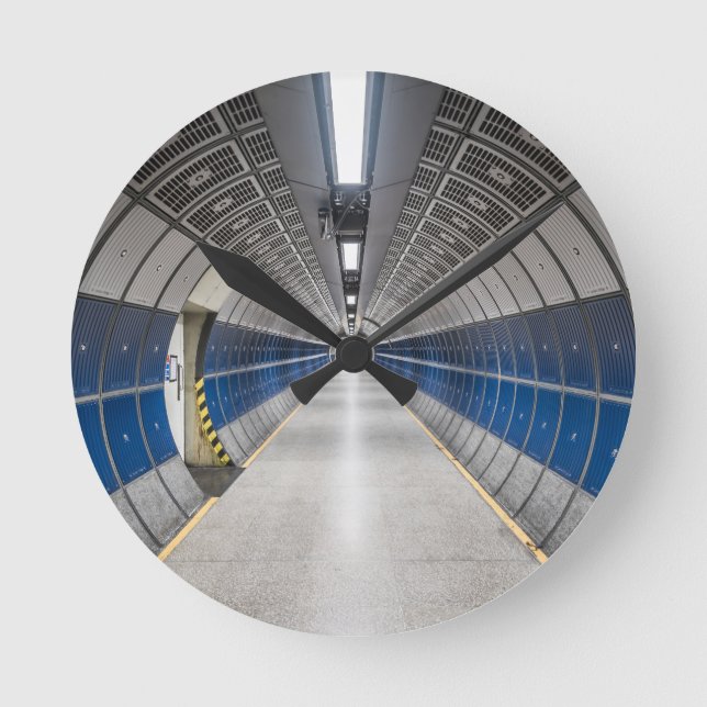 Artistic Perspective Spaceship Like Clock (Front)