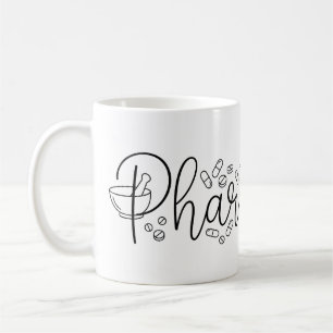 Artistic Pharmacist Typography Mug
