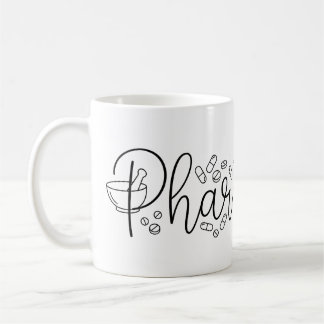 Artistic Pharmacist Typography Mug