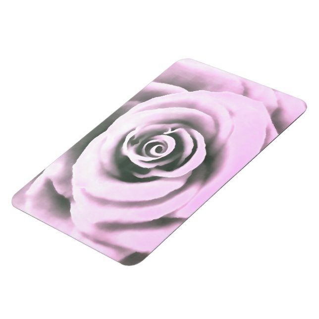 Artistic Pink Rose  rb Magnet (Left Side)