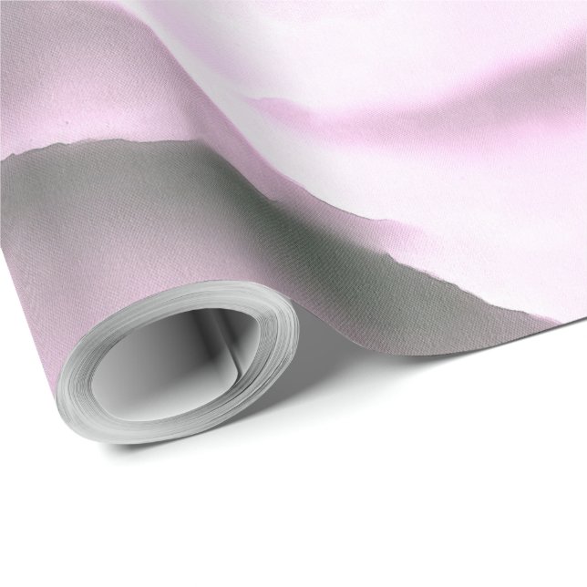 Artistic Pink Rose  rb Wrapping Paper (Roll Corner)