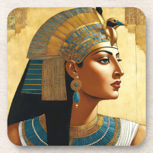 Artistic Portrait of Cleopatra Coaster