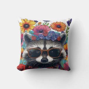 Artistic Prints & Patterns, Raccon Cushion