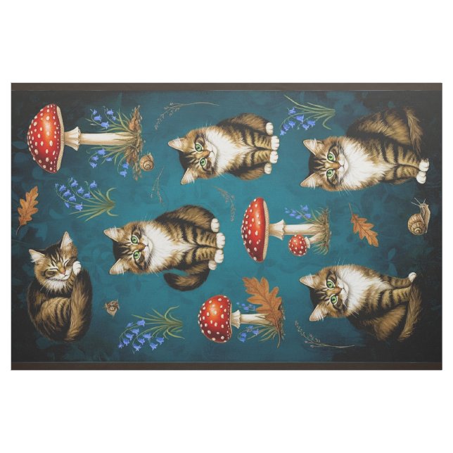 Artistic Quilting Fabric Cats (Fat Quarter)