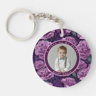 Artistic Retirement Gifts For Grandma Carnation  Key Ring