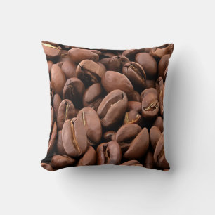 Artistic Roasted Coffee Beans Cushion