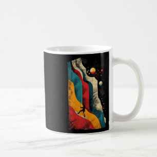Artistic Rock Climber Men And Women Rock Climbing  Coffee Mug